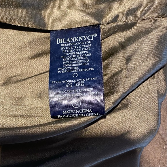 Blank NYC Suede Leather Moto Jacket - Picture 7 of 11